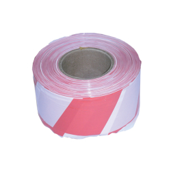 Red & White Heavy Duty PVC Adhesive Tape 50mm x 33M