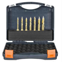 HMT VersaDrive TurboTip Impact Drill Bit Set, 6.8, 8, 8.5, 10, 10.5, 12, 209015-SET3