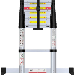 Kamtec 3.8M Telescopic Ladder With Stabilizer KTL038F