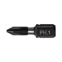 PH1 x 25mm Addax X6 Impact Screwdriver Bit (Pack of 10) 1PH25X6