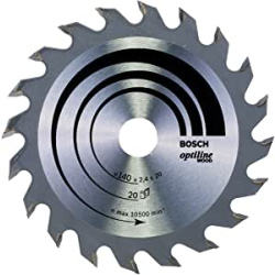 Bosch 140 x 20 x 20 Teeth Circular Saw Blade TCT 2608640586