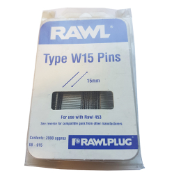 Rawlplug 08-915 Type W15 15mm Pins Box of 2000