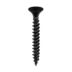 Timco 4.0 x 25mm (8x1) Countersunk Pozi, Classic Woodscrew, Black Passivated, 40025CLAB