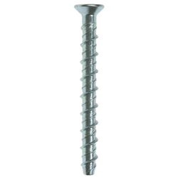 M10 x 60 Countersunk Torx APT Anchor, Steel Zinc Plated, T50