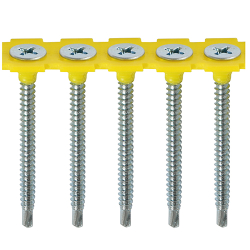 TIMco 3.5 x 45 Universal Self Drill Drywall/Wood Collated Screws, Pack of 1000, 00045COLLSD