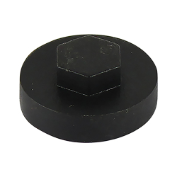 16mm Cover Cap Black to suit hexagon head self drill screws with 16mm washers