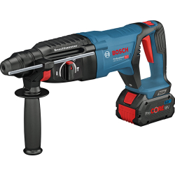 Bosch GBH 18V-26D SDS Plus Hammer Drill with 2 x 4.0ah batteries in a case