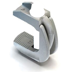 Lindapter M10 Type F9 Flange Clamp without bolt (Clamping Range 19-42mm) Zinc Plated F910