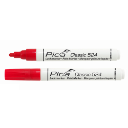 Pica 524/40 Paint Marker Round Tip 2-4mm Red