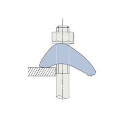 M16 Lindapter Type LS Self Adjusting Clamp Stainless Steel 316 Grip 3-25mm