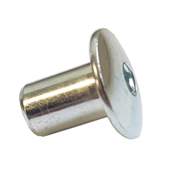 M8 x 16mm Joint Connector  Nut Bright Zinc Plated, Radius Head