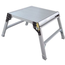 Aluminium Hop-Up Work Platform, 600x600mm Platform, 470mm Height